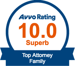 Avvo Rating 10.0 Superb | Top Attorney Family