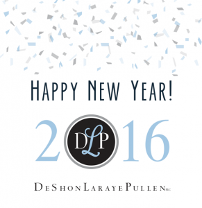 Happy New Year 2016 from DeShon Laraye Pullen PLC